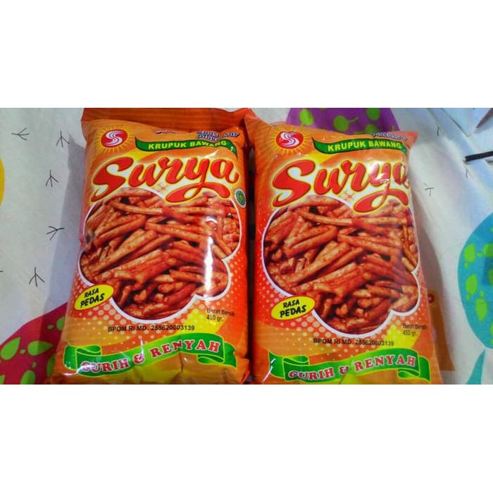 

KRUPUK BAWANG SURYA KHAS MAKASSAR 450 GR KERUPUK KRIPIK KERIPIK PEDAS ~ kp581