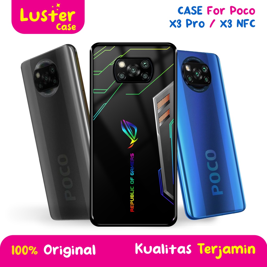 Case POCO X3/X3 PRO/X3 NFC - Casing POCO X3/X3 PRO/X3 NFC Terbaru [ ROG] Silikon POCO X3/X3 PRO - Ca