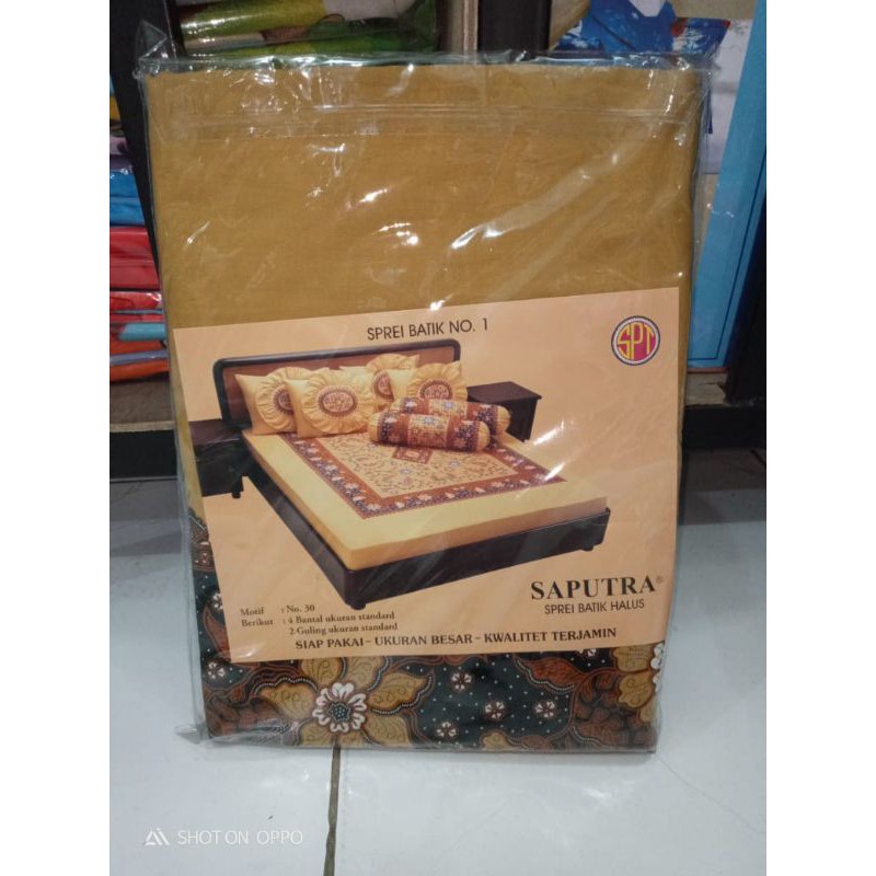 SPREI BATIK SAPUTRA UKURAN 180x200cm T30cm