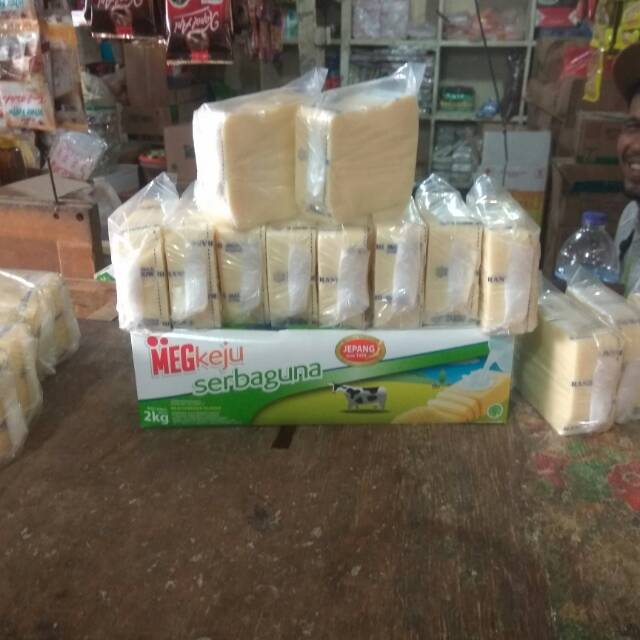 

Keju meg potongan kurleb 250gr