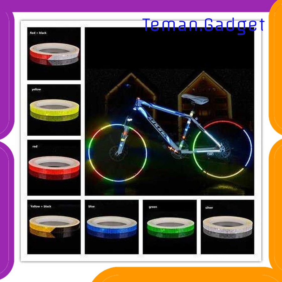 TG-IB521 DUUTI Reflective Tape Adhesive Stiker Sepeda MTB Bike 800x1CM - MT800