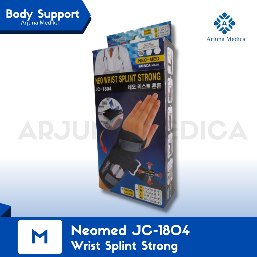 Neomed Wrist Splint Strong JC-1804 | Pelindung Pergelangan Tangan