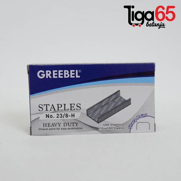 365 GREEBEL ISI STAPLES #80016 Refil / Isi Staples Steples Hekter GREEBEL