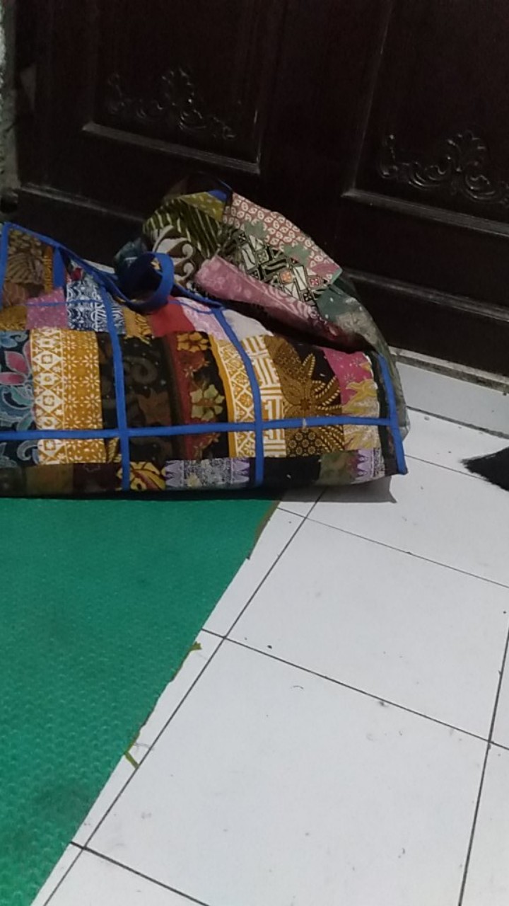 Tas Laundry Super Jumbo (pj 60 Tg 70 Lbar 40 Cm) - Batik Wanita - Kain Perca - Dari Kain Perca