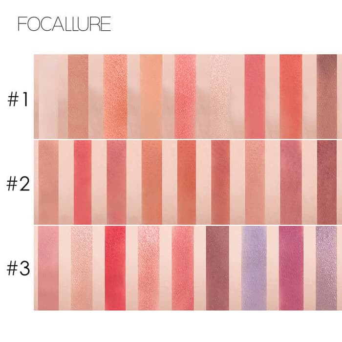 FOCALLURE New 9 Colors Eyeshadow Palette With Mirror FA-62