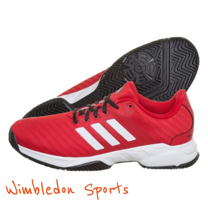 NEW 2018 Sepatu ADIDAS BARRICADE COURT 3 RED/WHITE sepatu tenis