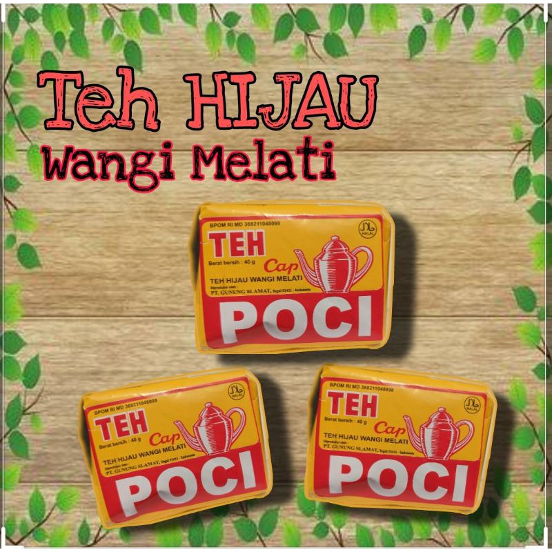 

Teh POCI | Teh Hijau wangi Melati | Harum Rileksasi