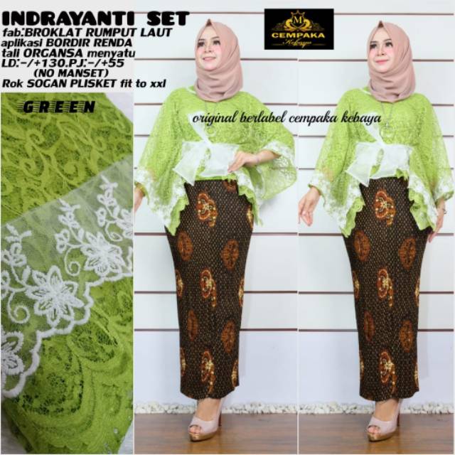 RR Indriyanti Kebaya Set by CEMPAKA