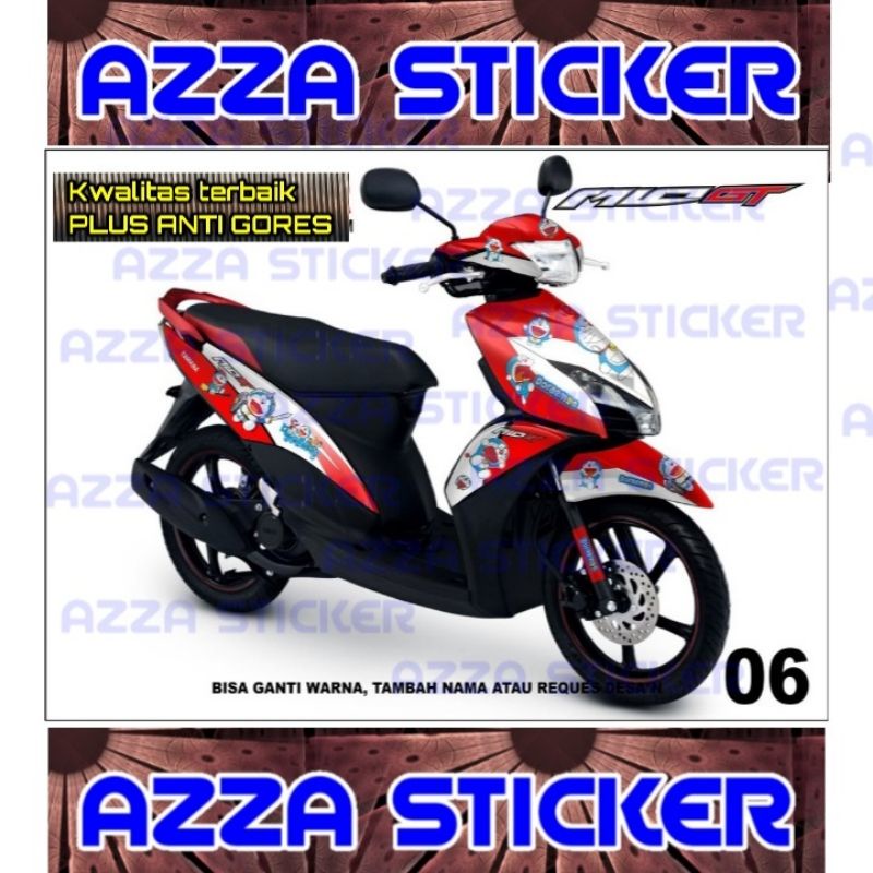 Sticker Decal Motor Mio GT Full Body Stiker Mio GT  Dekal Mio GT Full Body Model 06