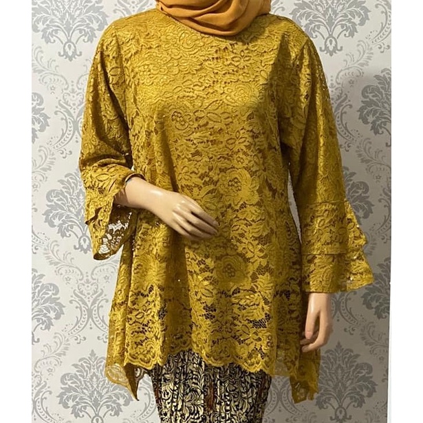 {ATASAN SAJA} KEBAYA JUMBO /KEBAYA RINJANI /KEBAYA BRUKAT /BLOUSE KEBAYA MODERN /ATASAN KEBAYA