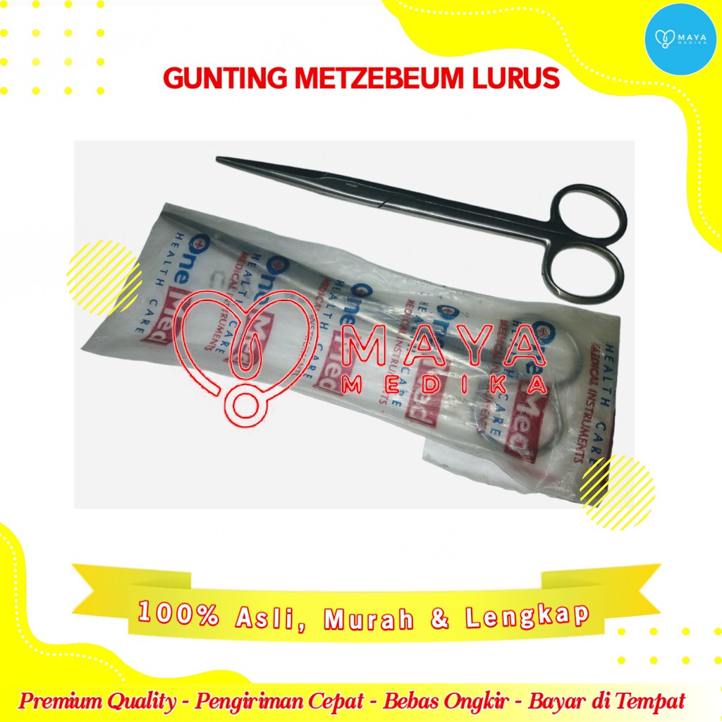 

Gunting Metzembaum Lurus 18 cm One Med