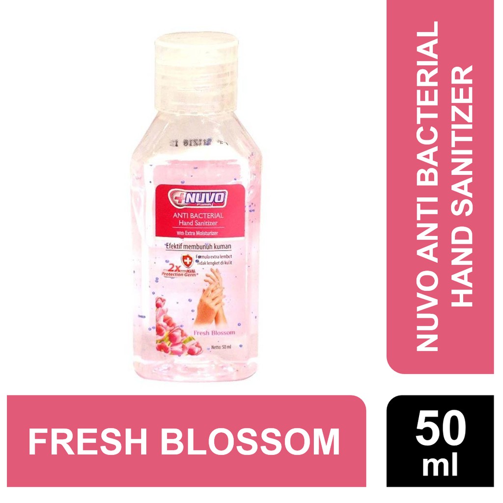 Nuvo Hand Sanitizer Fresh Blossom 50ml | Shopee Indonesia