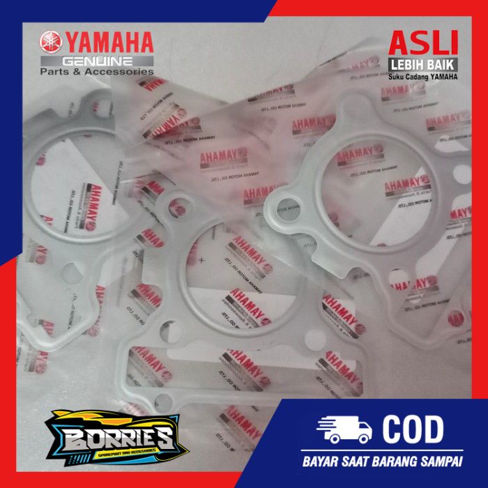 PERPAK GASKET BLOK HEAD SEHER ATAS SENG MIO M3 S Z SOUL GT LED FINO FI XRIDE X RIDE 125 2BL-E1181-00