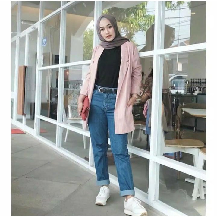 1KG MUAT 4PCS | BOYFRIEND JEANS POLOS PREMIUM / BAGGY JEANS POLOS PREMIUM