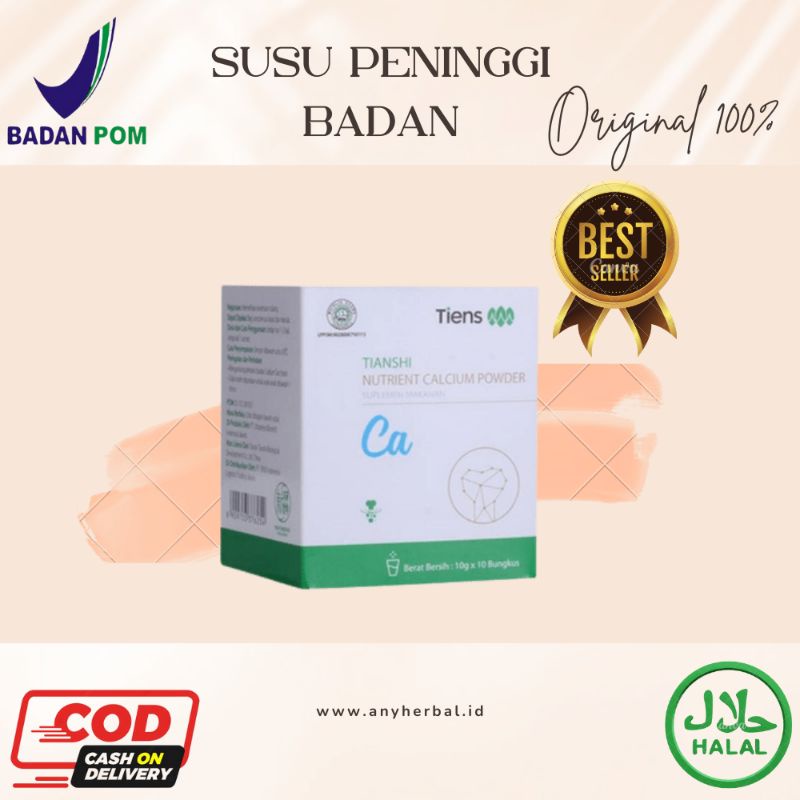 Susu Calcium PENINGGI BADAN / NCP Tiens ORIGINAL 100% halal