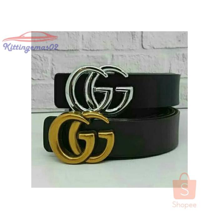 IKAT PINGGANG PRIA GESPER SABUK KTG2I669 GUCCI WANITA BAN IMPORT KULIT