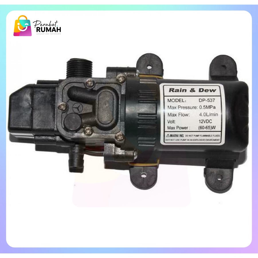 Pompa Air Elektrik High Pressure 12V