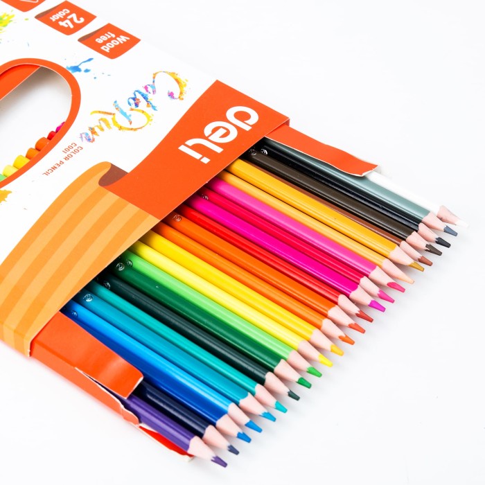 

WARNAPENSIL- DELI EC00120 PENSIL WARNA BRIGHT 24C -PENSIL WARNA