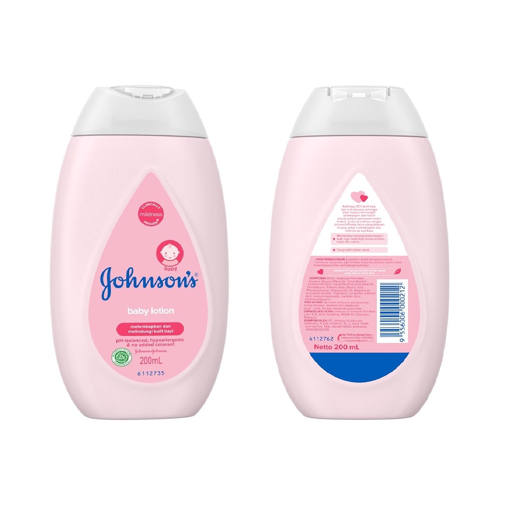 Bisa COD Johnsons Baby Lotion 100 ml &amp; 200 ml - Johnsons Lotion Pink - Krim Bayi Losion Bayi Original