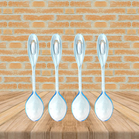 UPE SENDOK THE PLASTIK JELLY CHOICE L PLASTIK TEA SPOON TS805TR