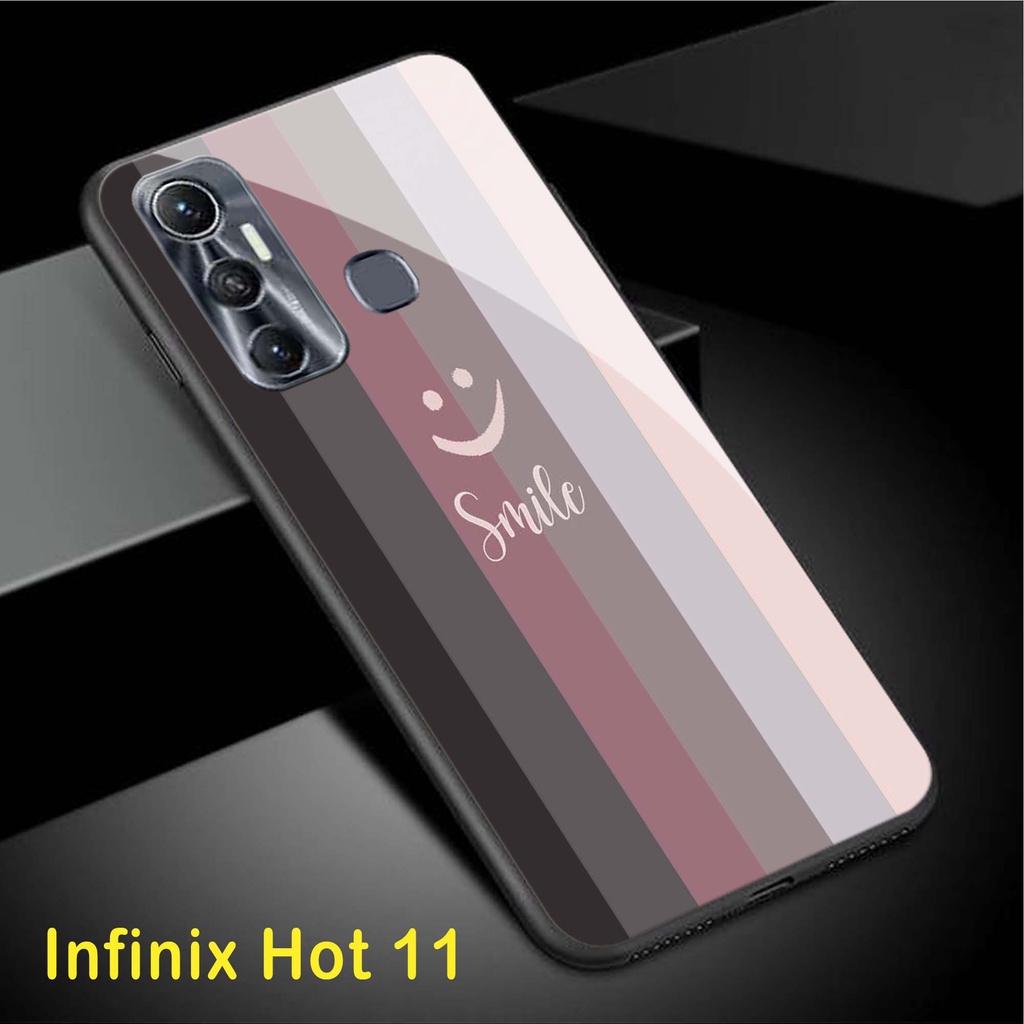 [N22] Softcase Glass Kaca Infinix Hot 11 - Case Hp Infinix Hot 11 - Casing Hp Infinix Hot 11