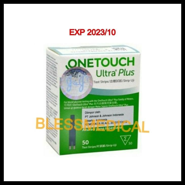 Strip Onetouch Ultra Plus 50 Test / Strip One Touch Ultra Plus Isi 50 Kode 554