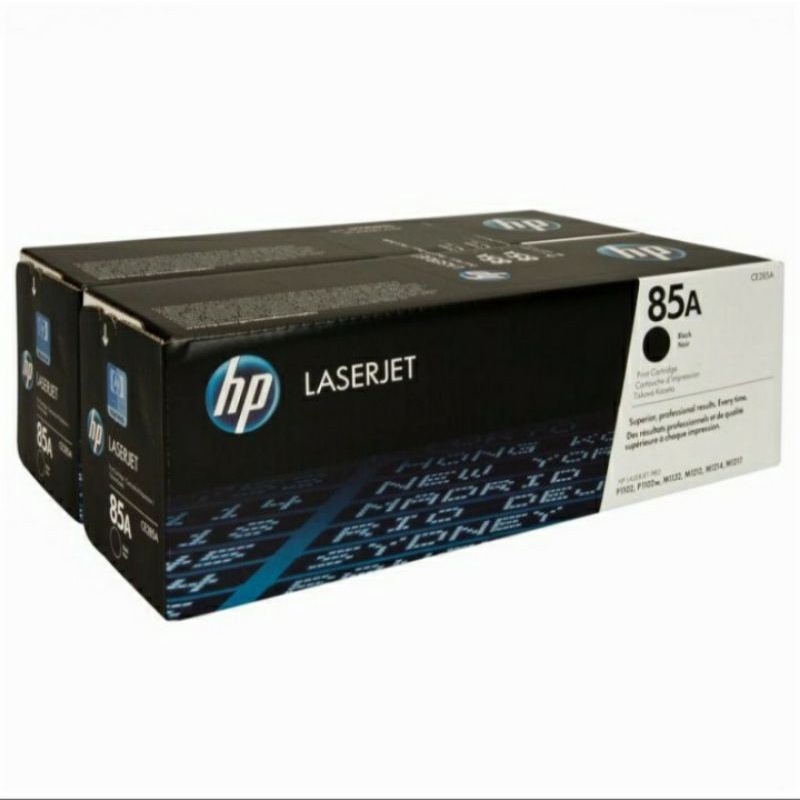 toner hp laserjet 85A black (ce285A) printer LaserJet Pro P1102, P1102w, M1132