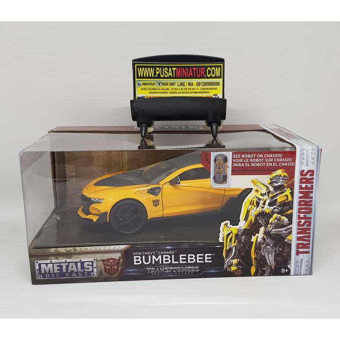 2016 CHEVY CAMARO BUMBLEBEE - SKALA 24 - JADA TRANSFORMERS (DIECAST)