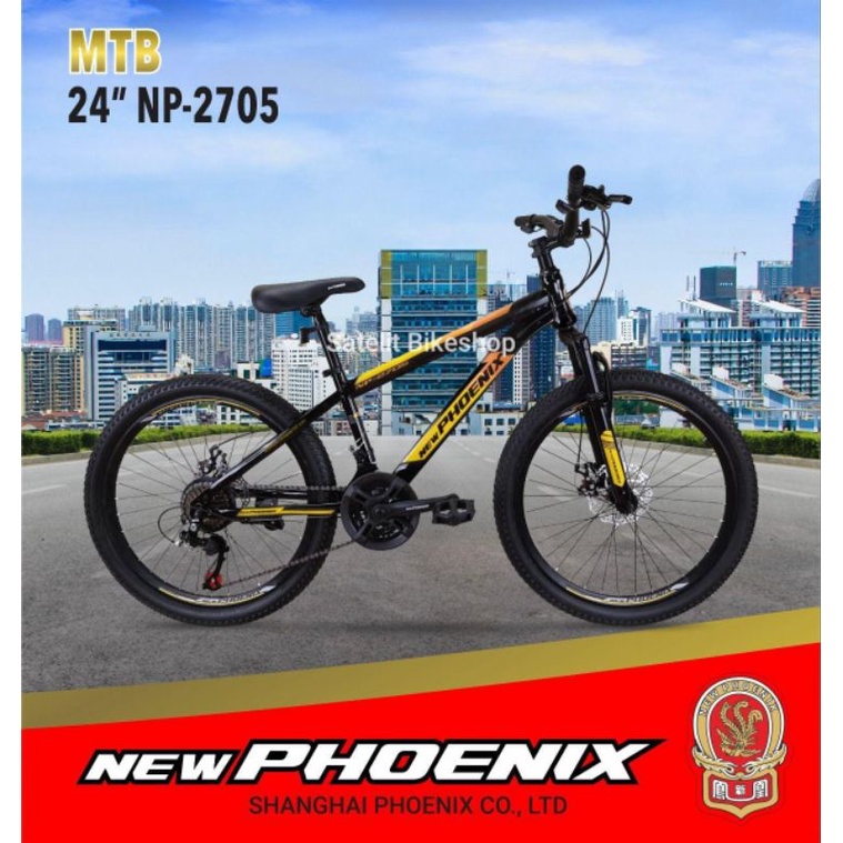 Sepeda Gunung MTB Ukuran 24 Phoniex Star New Phoniex 3x7 Speed Sepeda Gunung