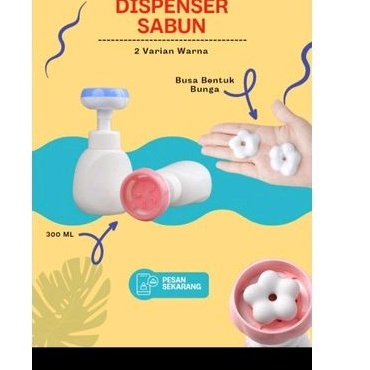 Dispenser sabun busa bentuk bunga