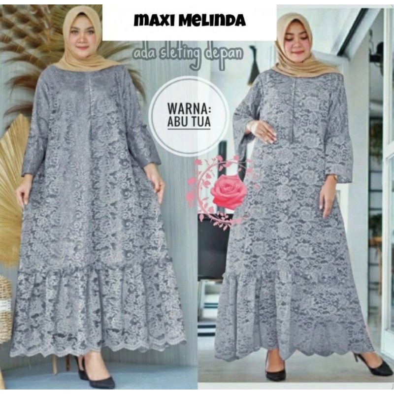 MODEL BARU / SIZE 3XL, 4XL, 5 XL / GAMIS MAXI MELISSA / GAMIS MAXI TERBARU / GAMIS WANITA JUMBO / GA