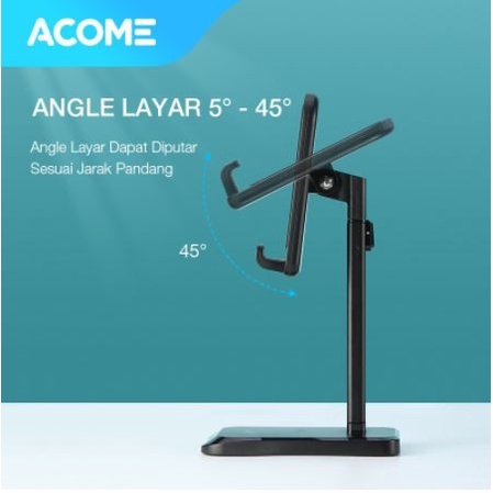 ACOME AH02 LIFTABLE PHONE HOLDER PORTABLE STAND TATAKAN HP MEJA TABLET IPAD IPHONE