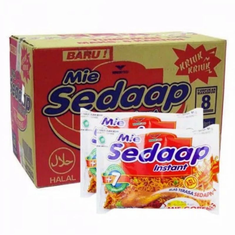 

Mie Sedap Sedaap goreng 1 karton dus isi 40 pcs - Sembako Jogja