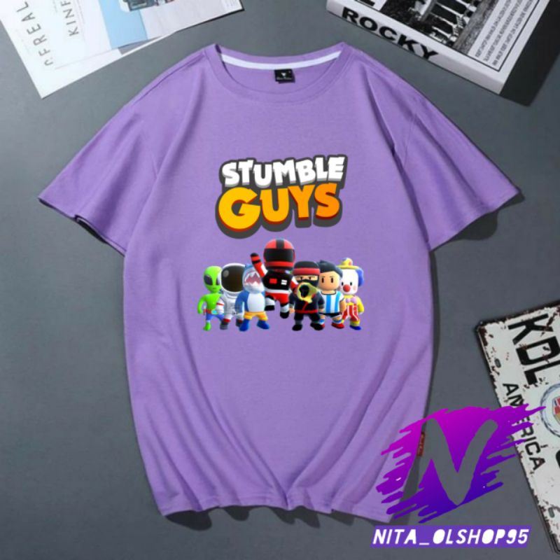 kaos stumble guys kaos anak stumble guys viral