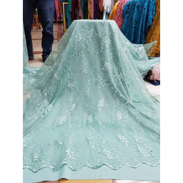 Kain Tile Akar Mutiara A 08 Harga Per 0 5 Meter Shopee Indonesia