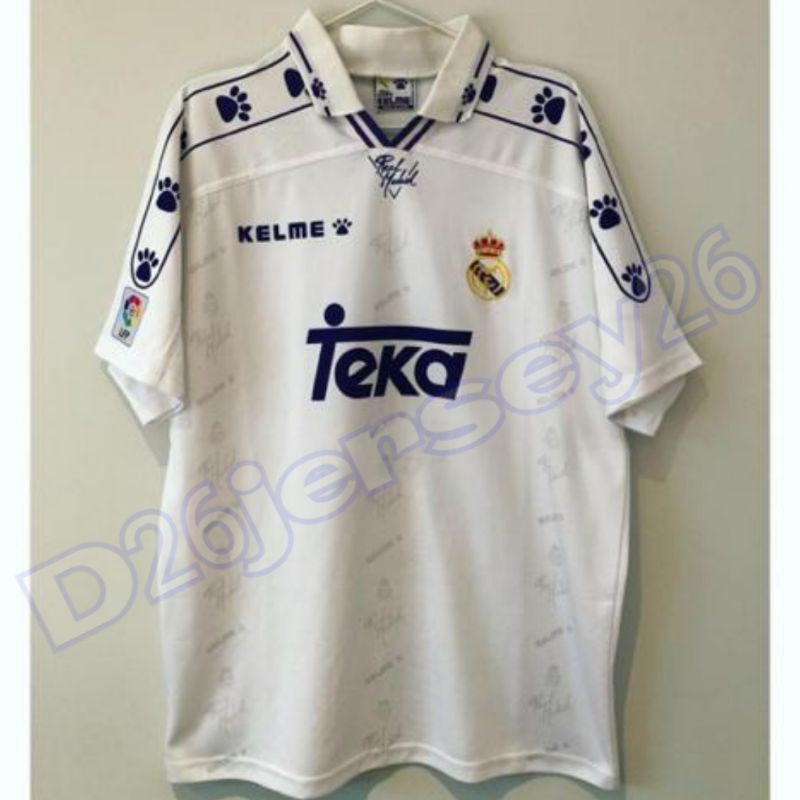 Jersey RETRO Real Madrid home 1996 / 1997 Real Madrid Signature OFFICIAL