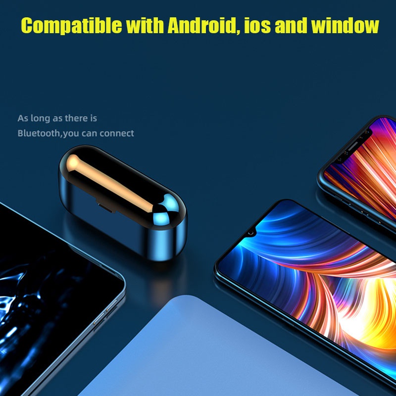 F9-8B TWS Bluetooth Earphones Wireless Headphones 9D Stereo Bluetooth Earphone Waterproof Headset-5