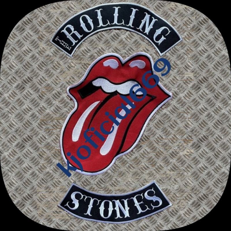 Bordir Emblem Besar Roling Stone
