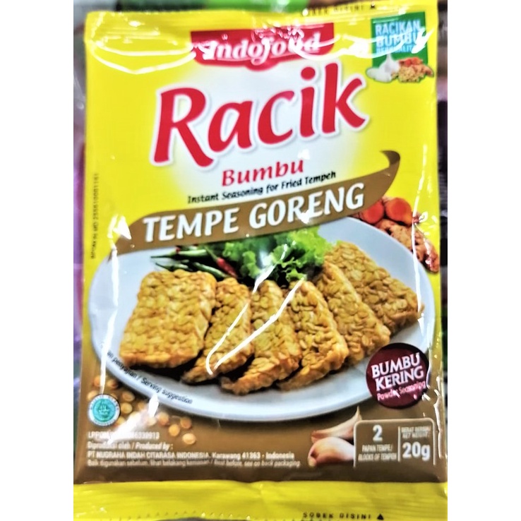 

Indofood Bumbu Racik Tempe Goreng 20gr