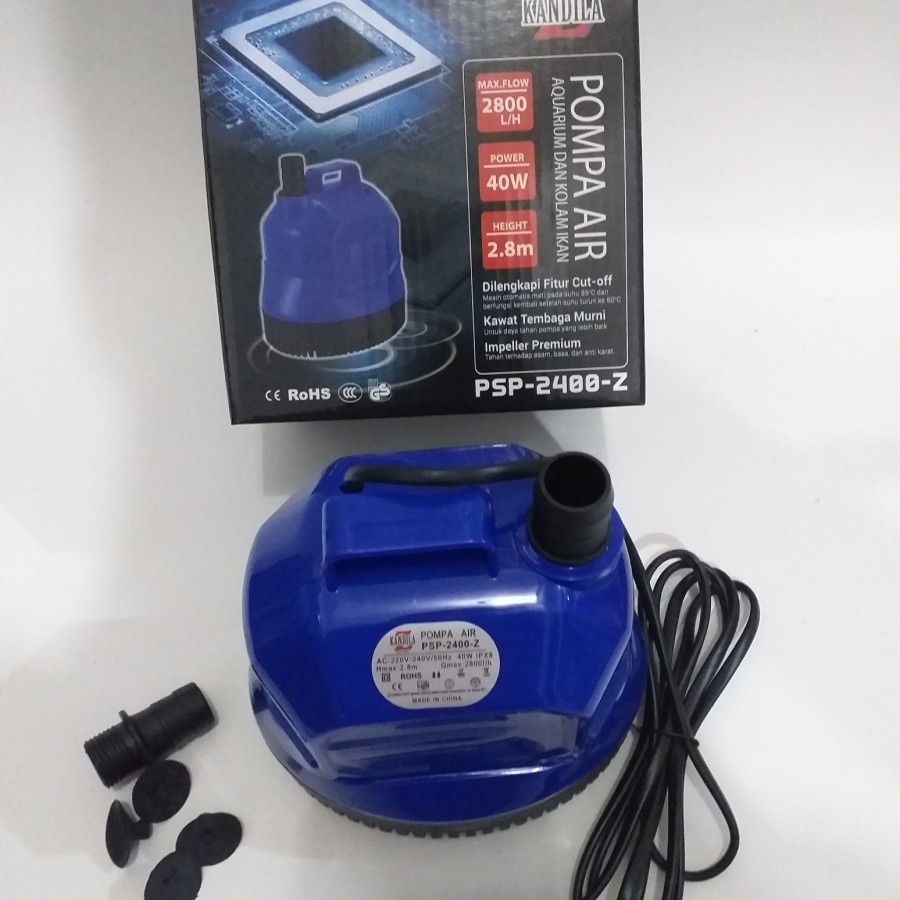 RECENT AA-PSP2400/Mesin Pompa Celup Kolam Ikan Aquarium Pump RECENT OKE***