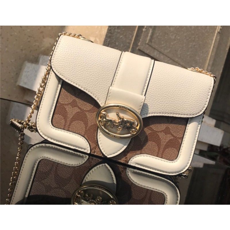 Coach Georgie Crossbody In Signature Canvas (C87857)