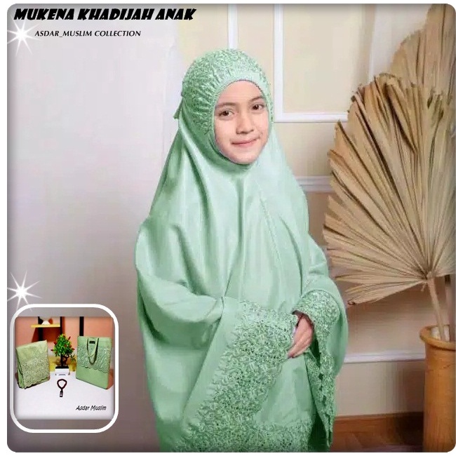 Mukena Siti Khodijah Anak Tanggung (4-10 Tahun) / Mukena Siti Khadijah Anak Original