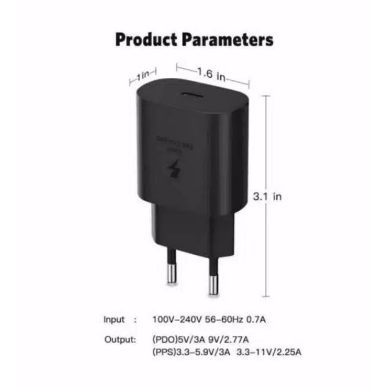 CHARGER SAMSUNG NOTE 20 ULTRA.S20 ULTRA.NOTE 10.S10.A71.A51 SUPER FAST CHARGING.ORIGINAL.BERGARANSI