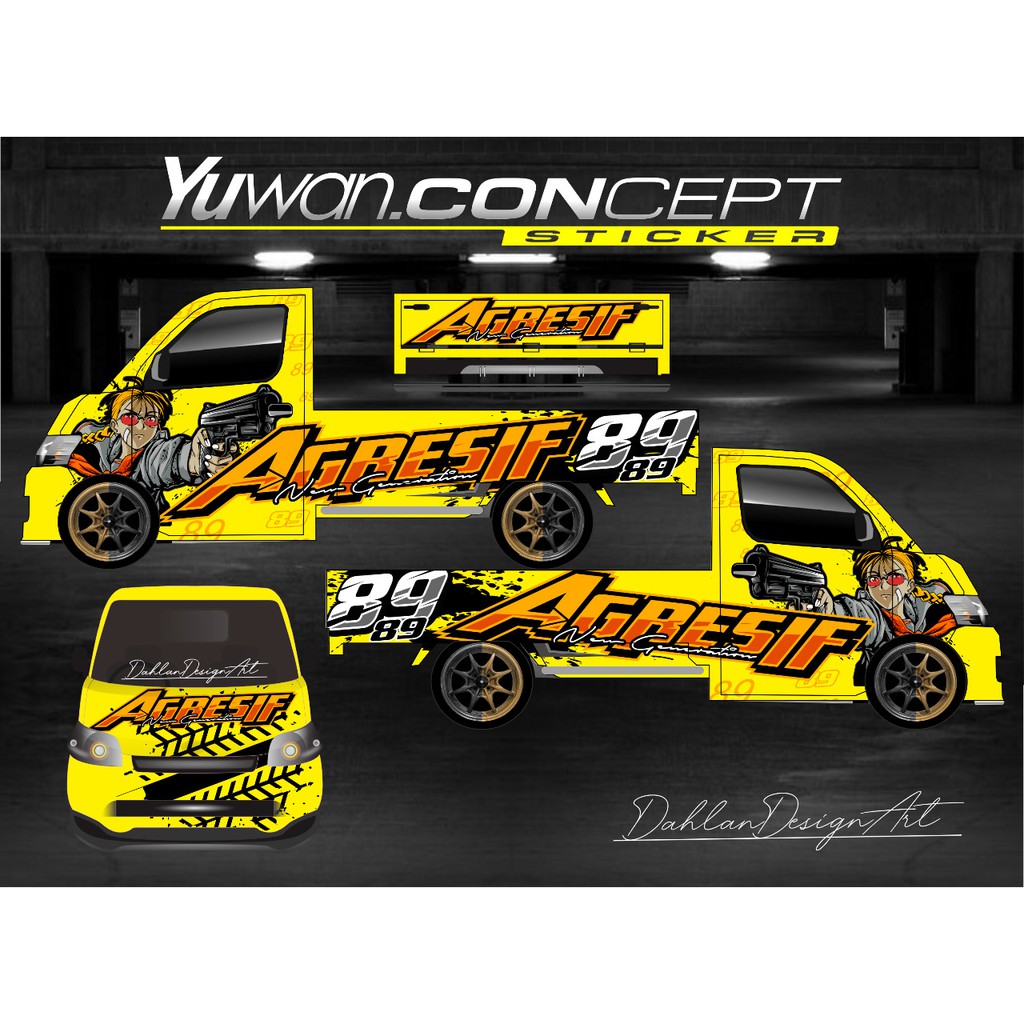 decal gran max custom agresif