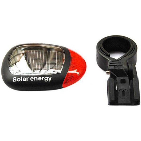 Solar Bicyle Taillight Warning Light / Lampu Rambu Sepeda - 909