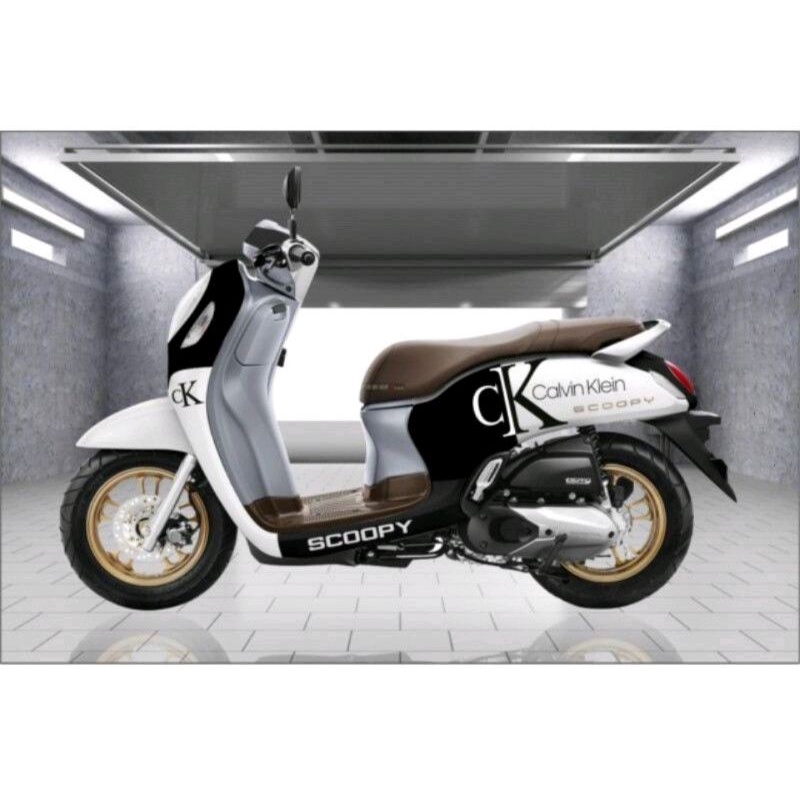 Decal Scoopy Full Body Putih