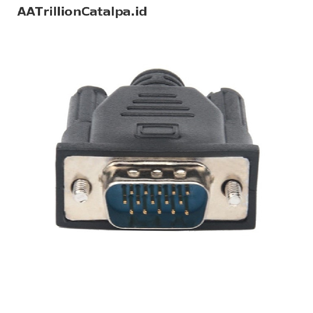 Aatrillioncatalpa Adapter VGA Virtual Display Male 1080P 60HZ Tanpa Kepala