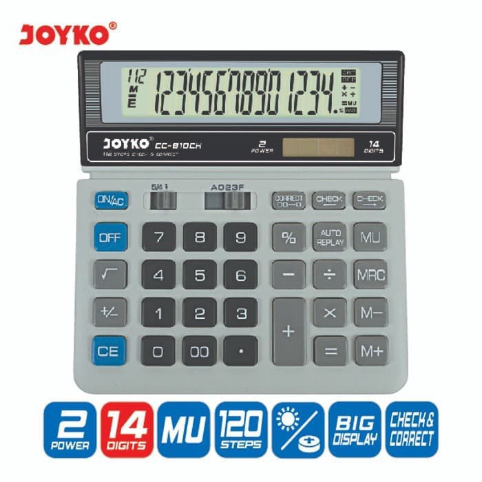 

Calculator / Kalkulator Joyko CC-810CH / 14 Digits / Check Correct