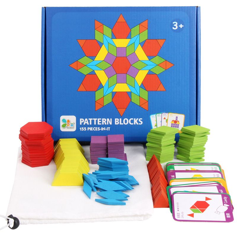 puzzle tangram pattern block