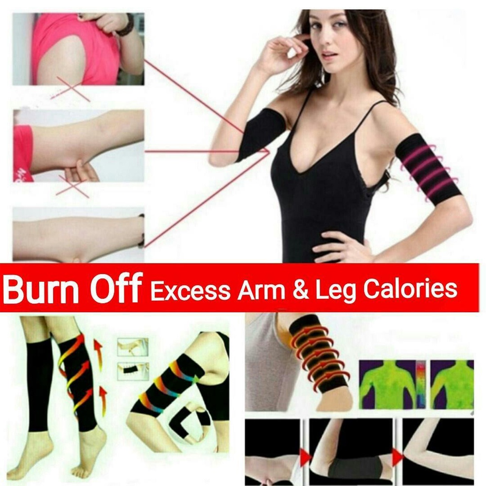 ( SEPASANG 2PCS ) KORSET LENGAN PENGECIL TANGAN PAHA CALORIE OFF ARM MASSAGE SHAPER SLIM ( KORSET LENGAN SEPASANG 2 PCS )